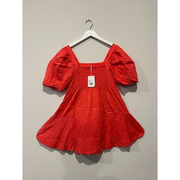 NWT Oliphant Medium Vacation Tuckernuck Bubble Skirt 100% Cotton Mini Dress - Picture 8 of 17